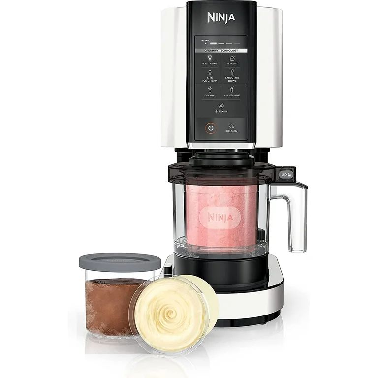 Ninja NC301 WH CREAMi, Ice Cream, Gelato, Milkshake, Sorbet, and Smoothie Bowl Maker, 7 One-Touch... | Walmart (US)