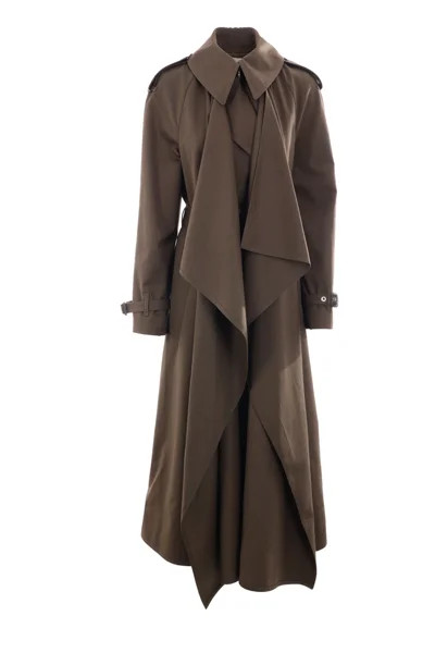 Alexander McQueen Belted Long Trench Coat | Cettire Global