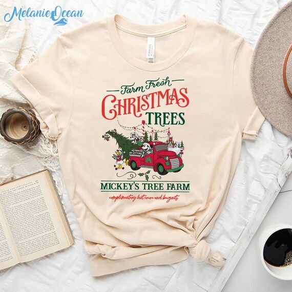 Farm Fresh Christmas tree shirt, Disney Christmas shirt, Disney After Hours, Mickey Mouse shirt, ... | Etsy (US)