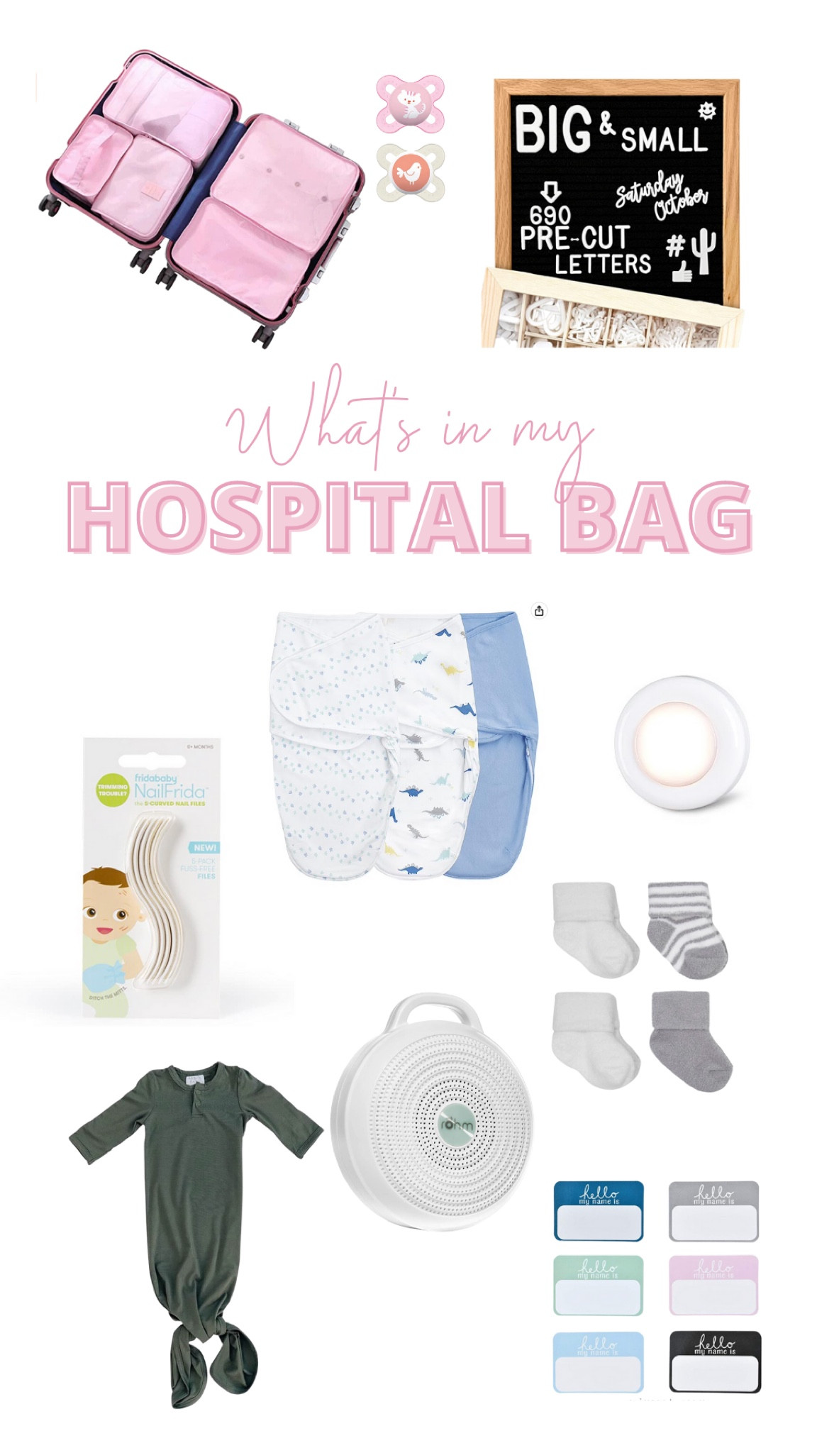 What to bring and pack in your hospital bag for your baby 👶🏼🍼

#LTKbump #LTKbaby
