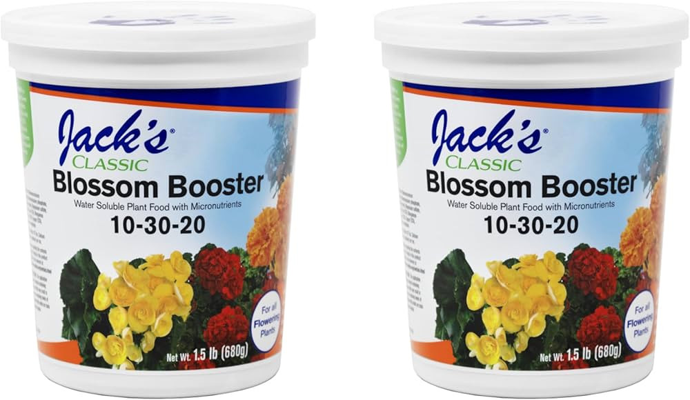 Jack's Classic 10-30-20 Blossom Booster Water-Soluble Fertilizer with Micronutrients for Increasi... | Amazon (US)