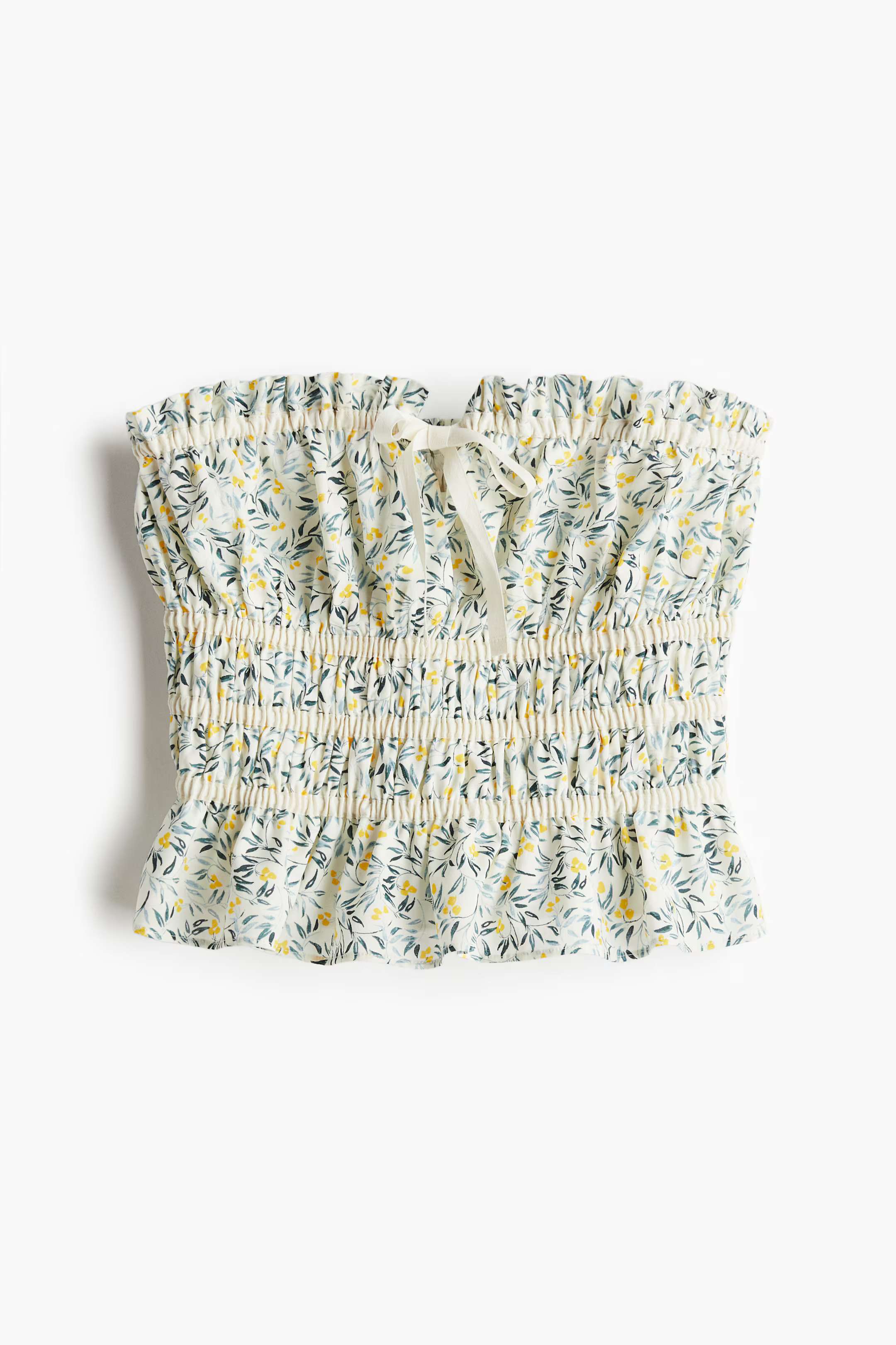 Smocked bandeau top | H&M (UK, MY, IN, SG, PH, TW, HK)