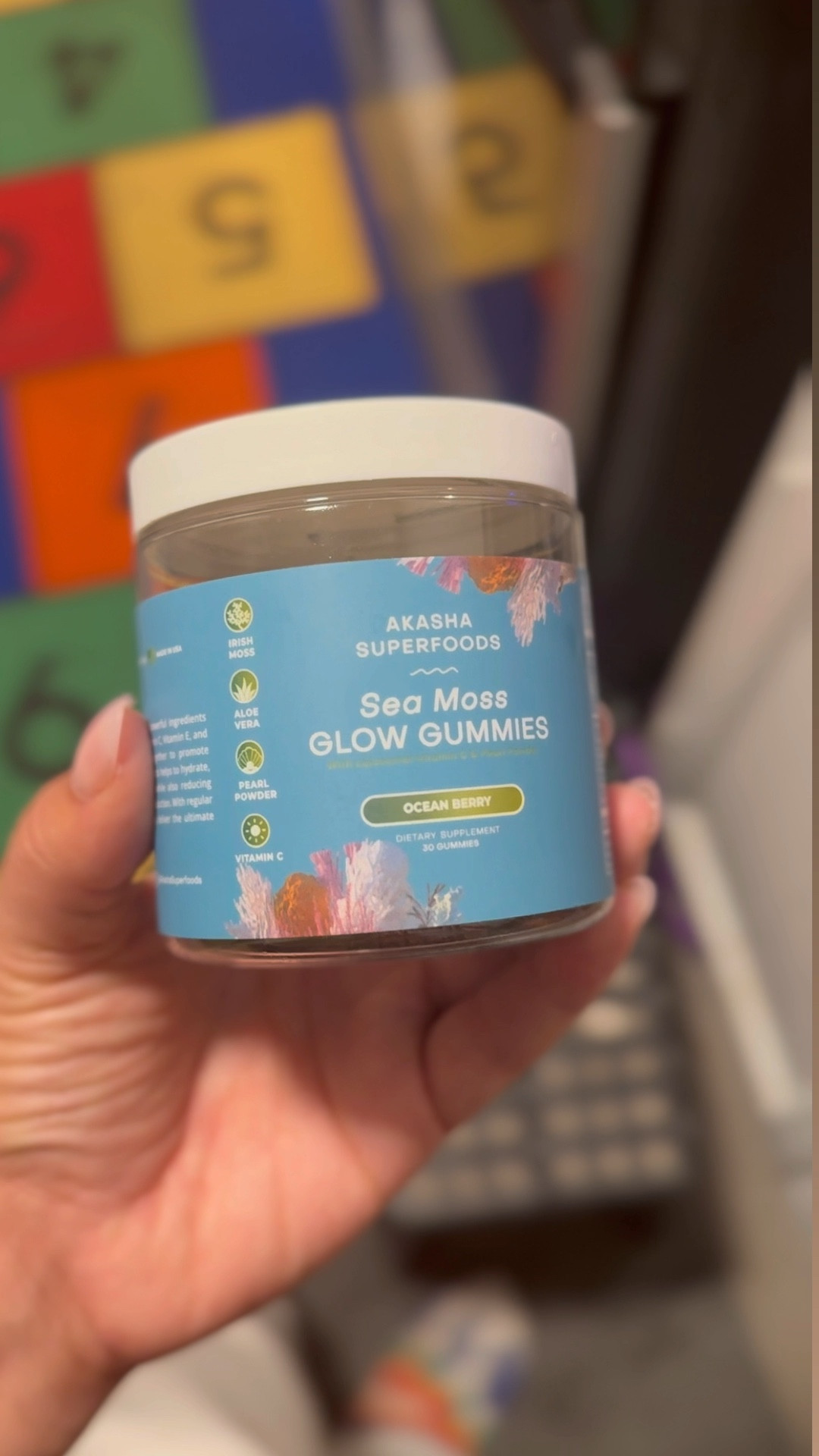 🌊 Dive into the world of wellness with Akasha Sea Moss Gummies! 🌱 Packed with 92 essential minerals, these little gems of the sea can help rejuvenate your skin, giving it a healthy, youthful glow.✨ 

Not only does Sea Moss aid in creating that coveted youthful appearance, it also offers a wealth of internal benefits. It's a fantastic aid for digestion, helping your body absorb nutrients and eliminate waste more efficiently.💪 

But that's not all! These powerful gummies are also known to enhance energy levels, keeping you feeling vibrant and lively throughout the day!🏃‍♀️ 

Get your dose of sea moss benefits with Akasha’s Sea Moss Gummies. Add them to your daily routine and experience a wave of wellness! 🌊🌿 

#LTKstore #SeaMoss #Gummies #SkinCare #DigestiveHealth #EnergyBoost #WellnessWave