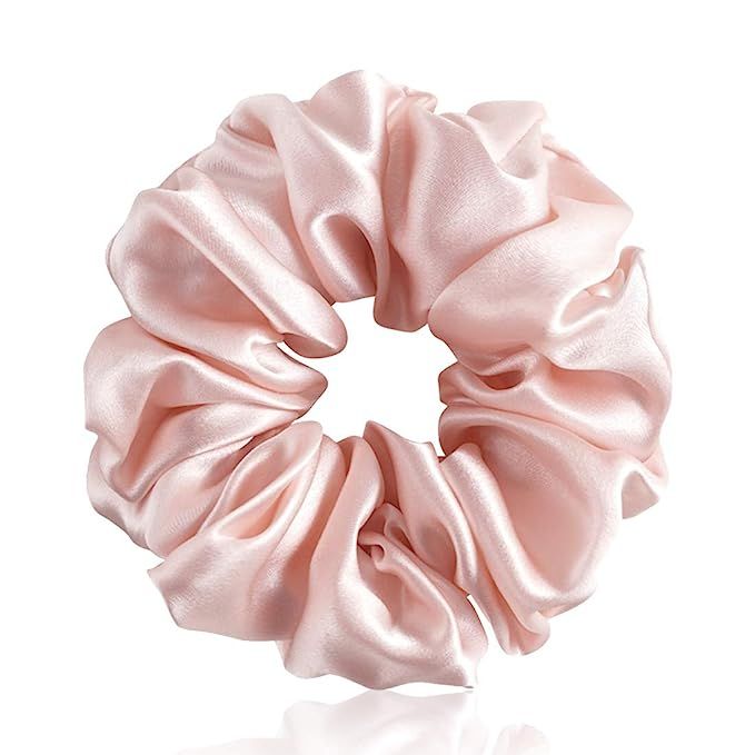 Fantastic House Silk Scrunchies for women's hair,Elastic Hair Bands Scrunchy Hair Tie Ropes Scrun... | Amazon (US)