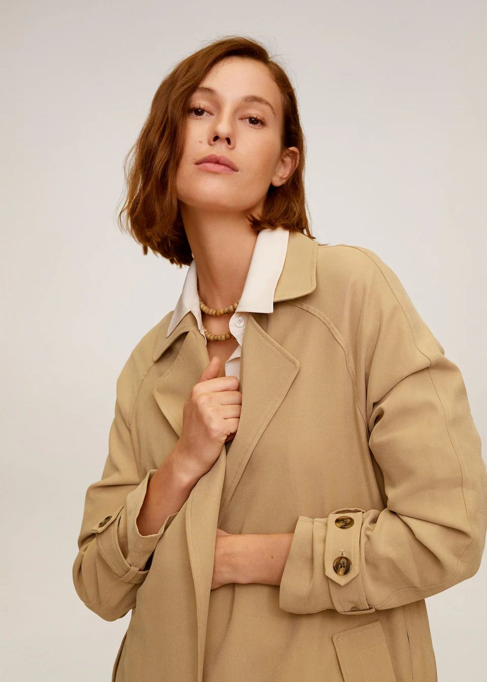 Flowy oversize trench | MANGO (US)