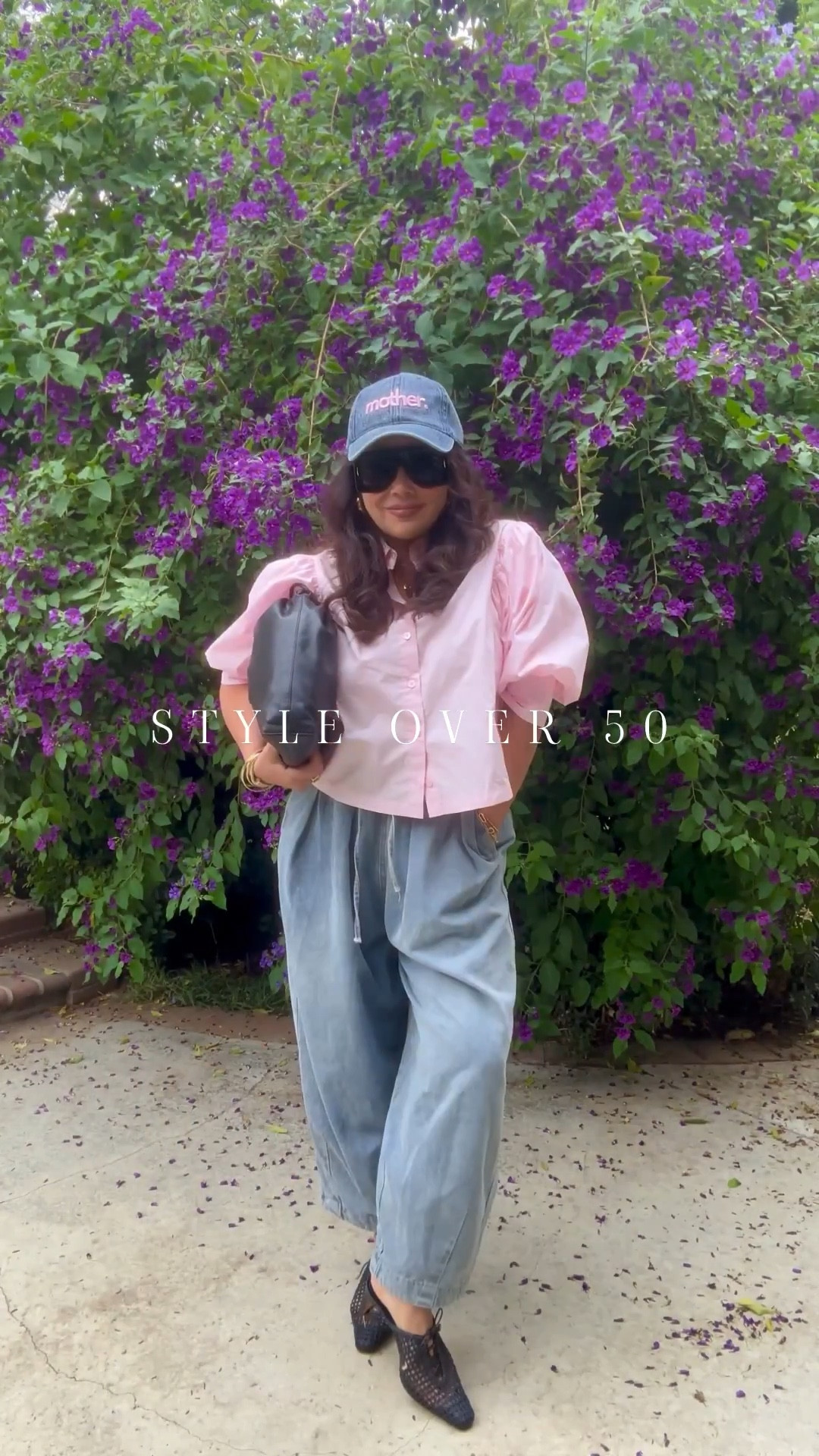 These baggy Amazon jeans? Blowing. My. Mind. 👖 Paired them with the cutest oversized pink button-up, my go-to denim hat from Mother (they seriously make the best hats), and black mules that are a total showstopper.

To top it off, an oversized clutch that is going to be on repeat this Fall - trust me, you’ll be seeing it a lot. And if you’re wondering why my hair looks extra fabulous…it’s thanks to clip-in extensions that make me feel like a million bucks. 💕

Linking it all in LTK so you can grab it all and treat yourself!

#GRWM #styleover #Over50Style #over50andfabulous #over50 #fashionover50 #midlifestyle 

#LTKMidsize #LTKFindsUnder50 #LTKOver40