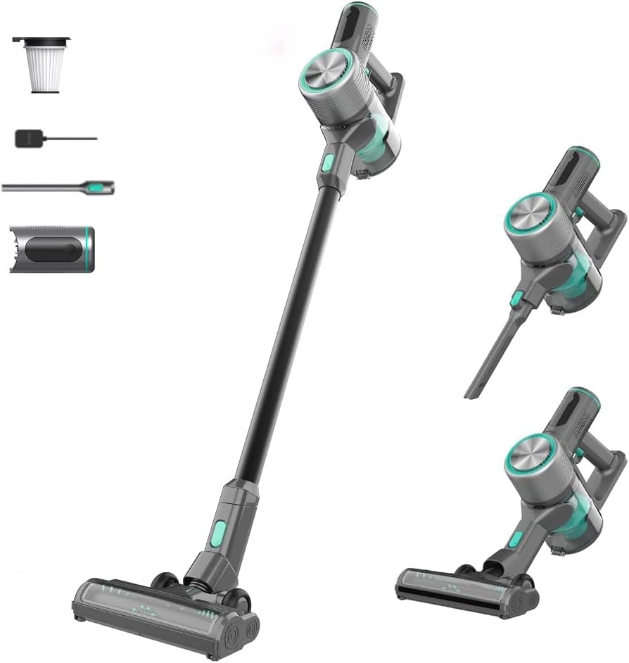 Amazon.com - Wyze Cordless Vacuum Cleaner with 20000Pa Powerful Suction, Lightweight Stick with H... | Amazon (US)