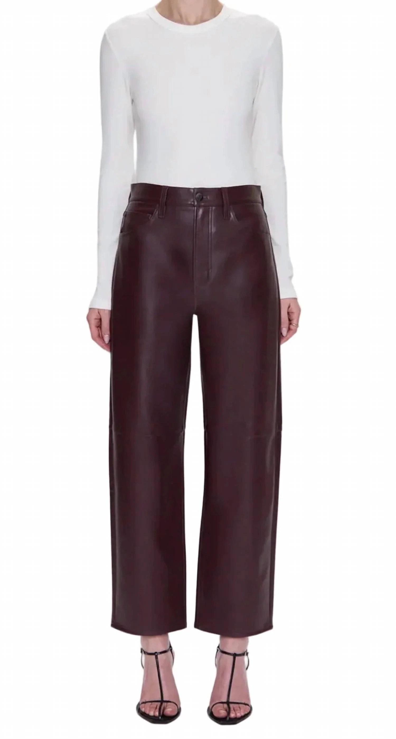 Jett Straight Pants In Cabernet | Shop Simon