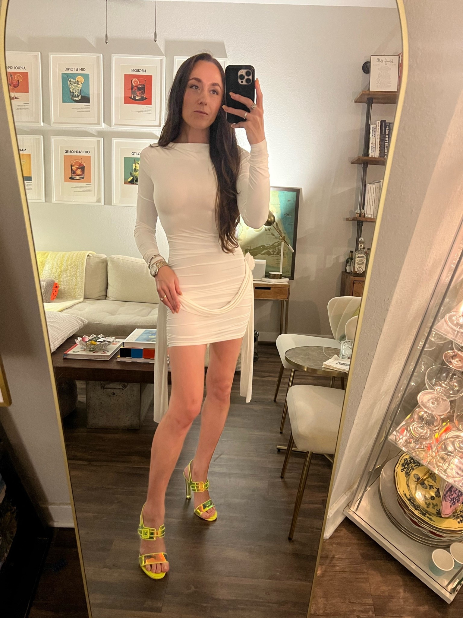 Date night fit - dress is TTS/wearing xs