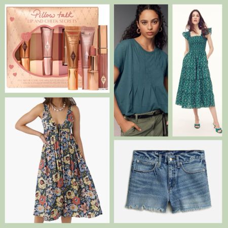 This week’s most popular finds on Cats & Coffee, featuring a great summer dress from Nordstrom, a great gift set from Sephora, go-to jean shorts from J.Crew, new colors in my favorite Nap Dress from Hill House, and an elevated tee from Anthropologie: 

#LTKxSephora #LTKSeasonal #LTKstyletip