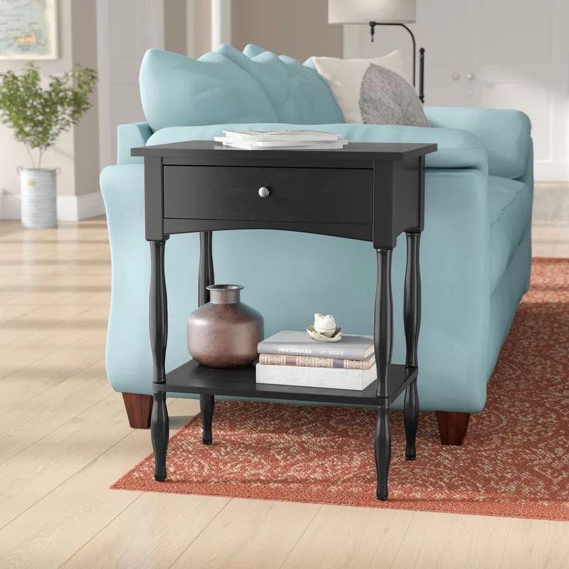 Shept Mallet 30'' Tall End Table with Storage | Wayfair North America