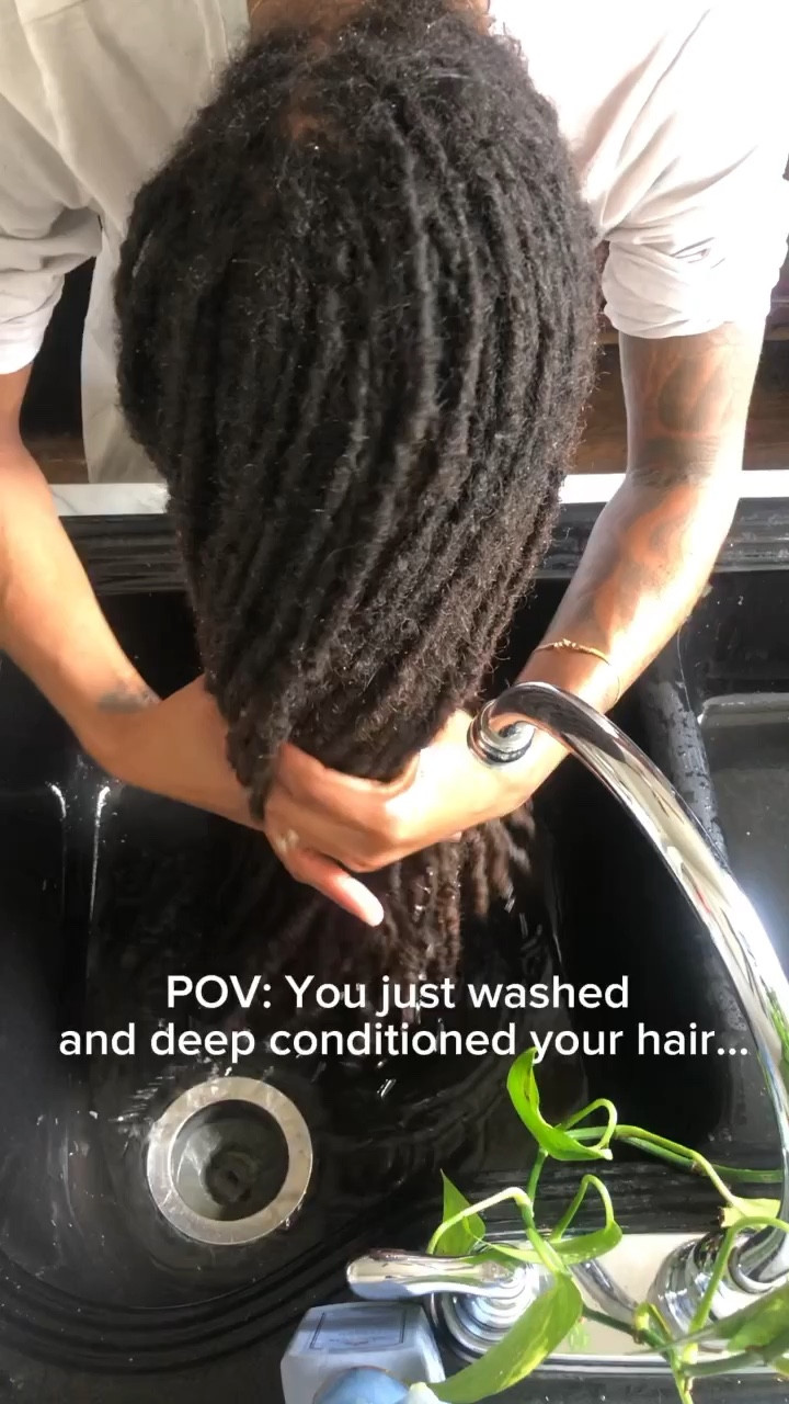 Wash day struggles 🫣