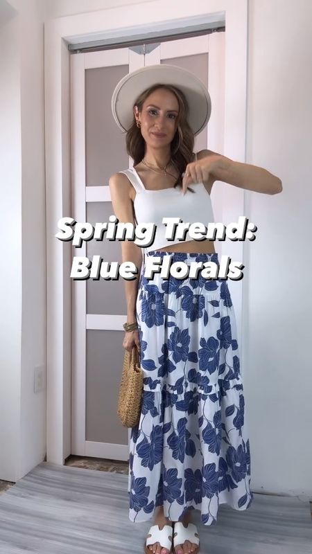 Sharing again because this skirt is 30% off with code CHEERS30 🥳 Blue floral maxi skirt love 😍😍. This skirt is such amazing quality, has an elastic waist for comfort, and has pockets!!! I cannot wait to wear this to a spring event or even a festival. It has a mini dress version in the same print and a matching top so I’ll link those as well! It also makes a really cute vacation outfit!

#LTKSaleAlert #LTKFindsUnder100 #LTKVideo