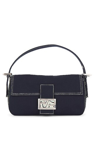 Fendi Canvas Baguttte in Blue | Revolve Clothing (Global)