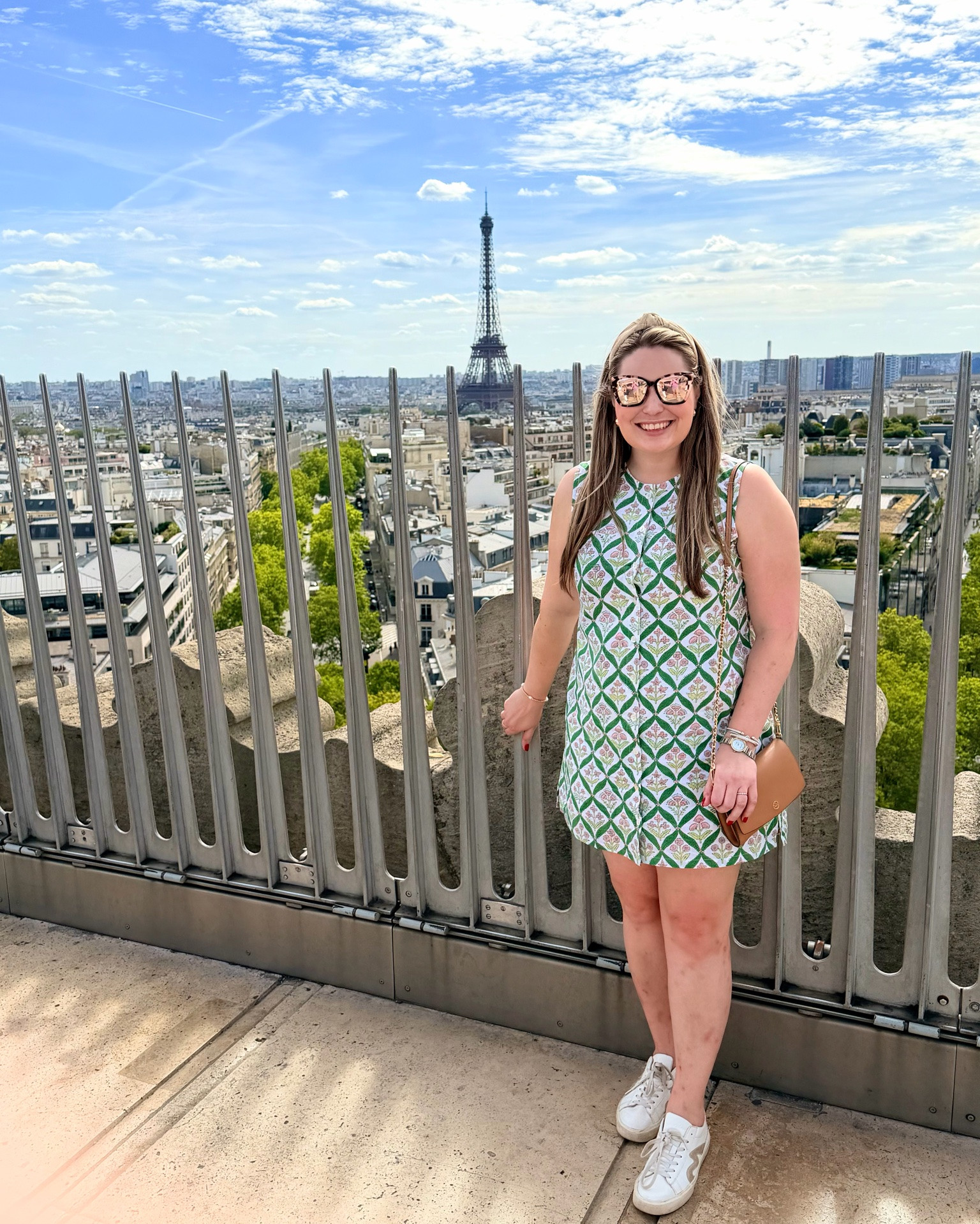 Paris Trip Day 1 Outfit 🇫🇷 Renwick Block Print Shift Dress! 

Paris in September outfit || France outfit

#LTKootd #LTKTravel