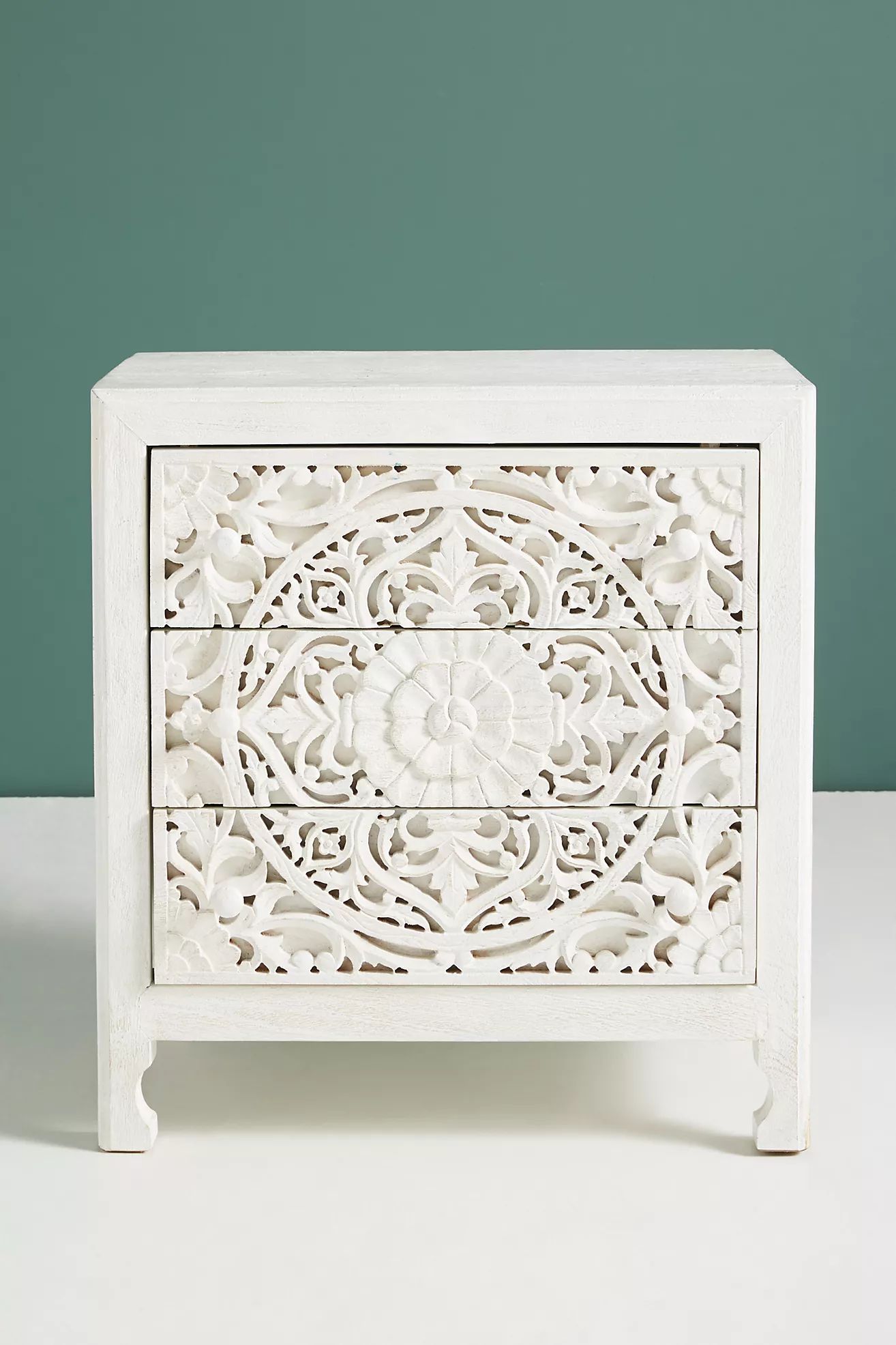 Handcarved Lombok Nightstand | Anthropologie (US)