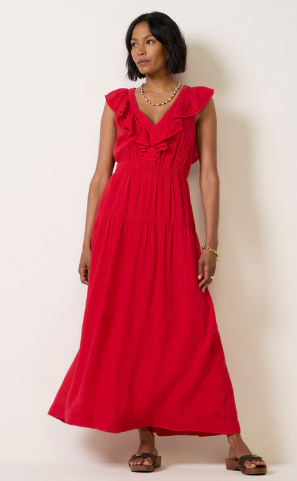 Beaux Red Maxi Summer Dress 

 #LTKootd #LTKmomlife #LTKTravel