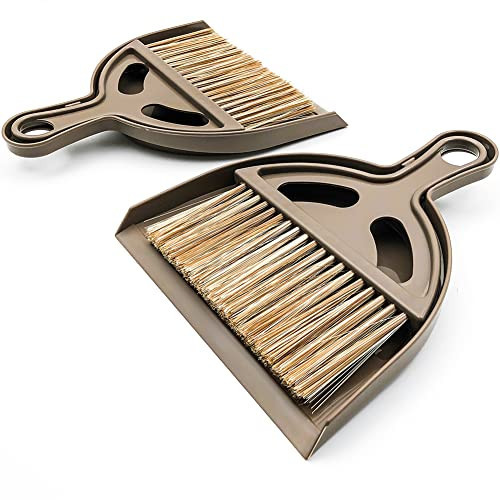 Small Broom and Dustpan Set Mini Dustpan and Brush, Hand Broom and Dustpan Set, Mini Broom and Dustpan Set for Home/Camping/Pets/Dorm (2pcs) | Amazon (US)