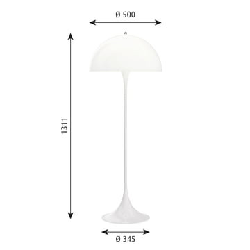 Panthella Stehleuchte von Louis Poulsen | Connox | Connox DE