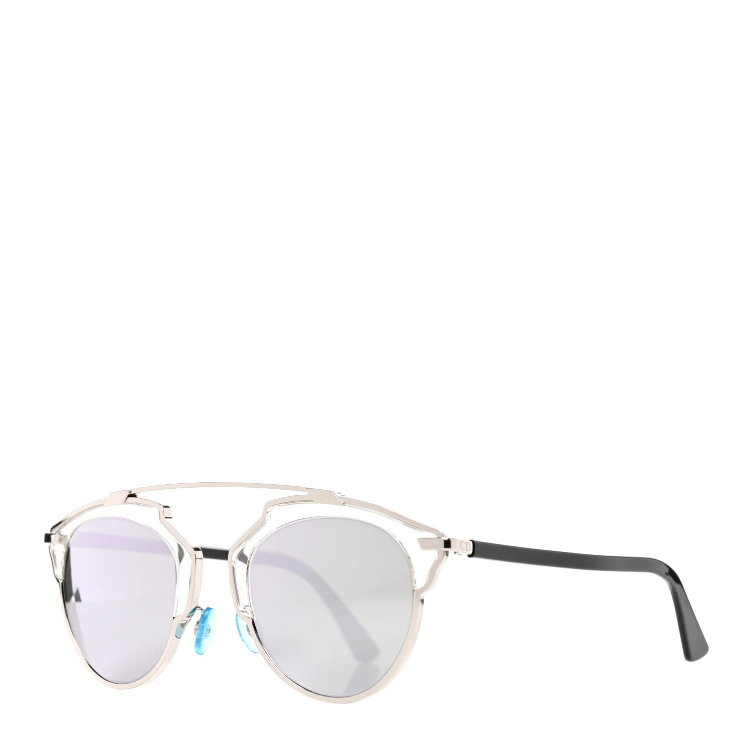 Mirrored So Real Sunglasses Silver | FASHIONPHILE (US)