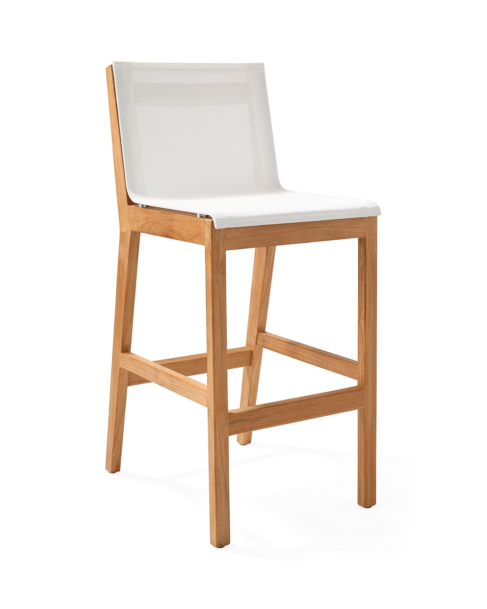 Corsica Teak Bar Stool | Serena & Lily | Serena and Lily