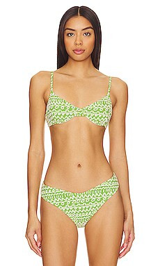 Montce Dainty Bikini Top in Lime Icing from Revolve.com | Revolve Clothing (Global)