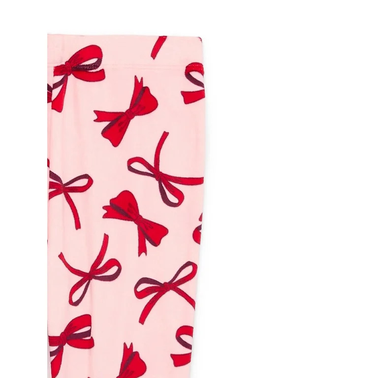 Holiday Time Girls Tight Fit Christmas Pajamas Set, 2-Piece, Sizes 4-10 | Walmart (US)