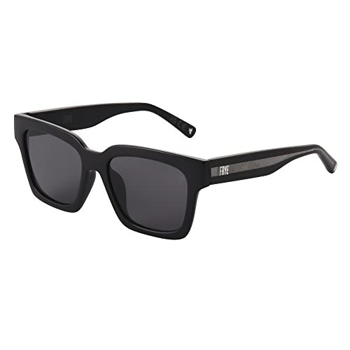 Frye Lisa Women's Square Sunglasses, Black, 54mm | Amazon (US)