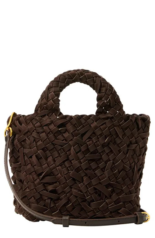 NAGHEDI St. Barths Petit Woven Tote in Chocolate at Nordstrom | Nordstrom