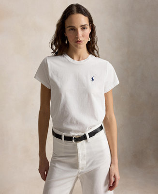 Women's Crewneck T-Shirt | Macy's