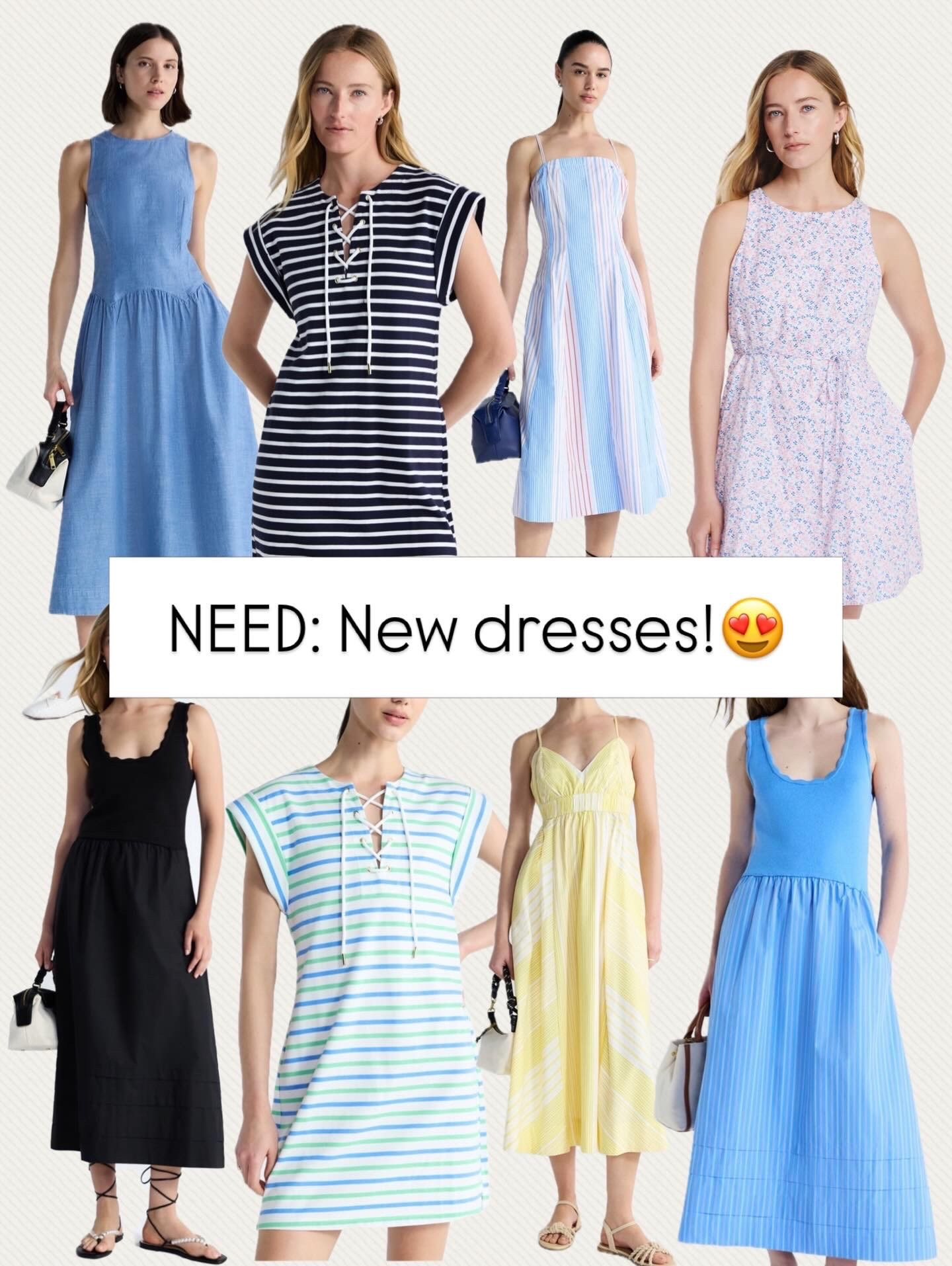 New Walmart dresses! Click a prduct to see all the available colors. 