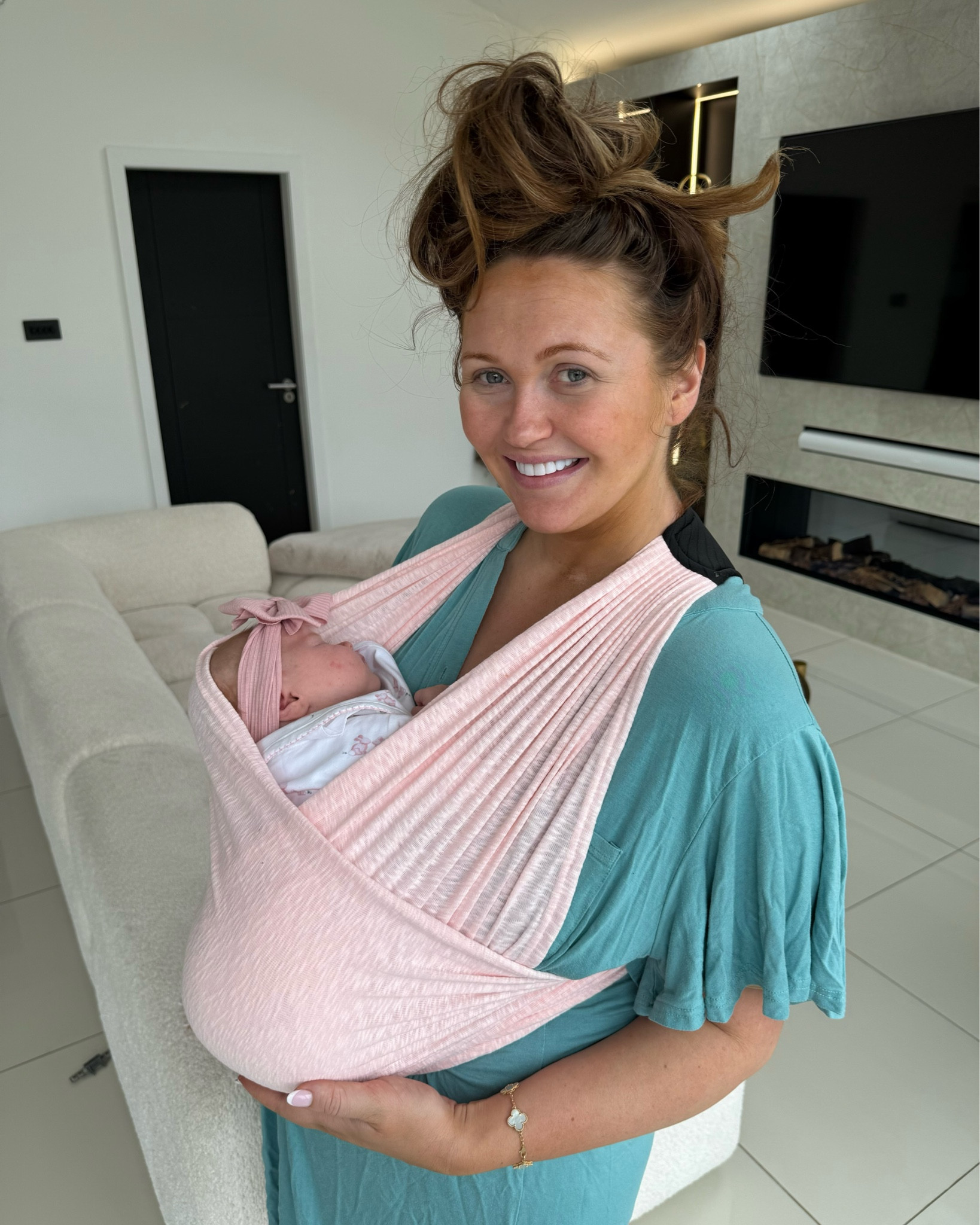 Love this sling for baby girl x