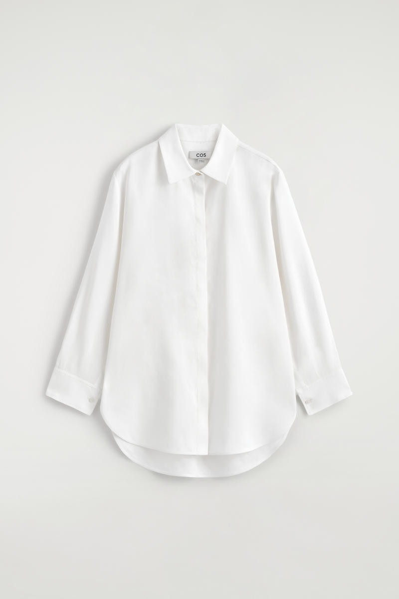 Longline Linen Shirt | COS UK