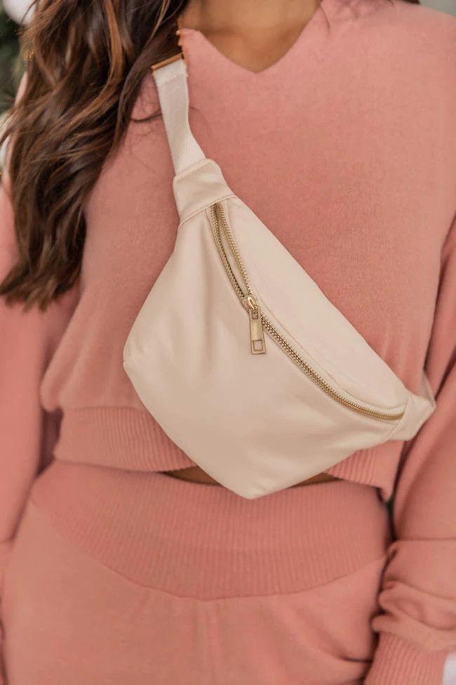 On The Go Sand Belt Bag | Pink Lily