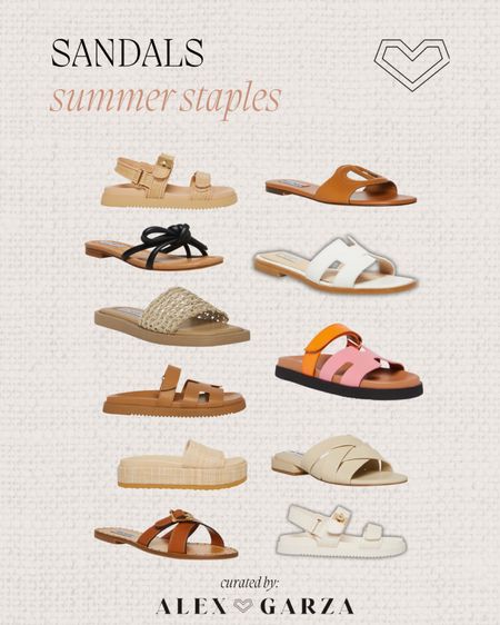 Summer sandals! Love all these styles of slides

#LTKstyletip #LTKsalealert #LTKSeasonal