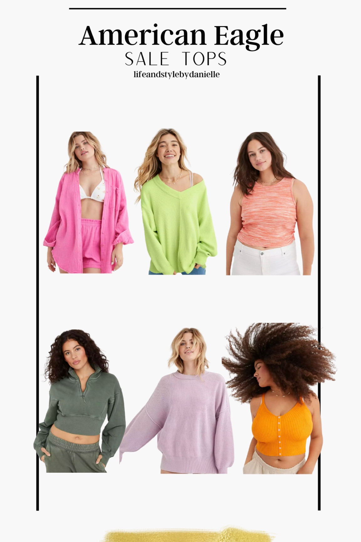 American eagle sale tops! Spring tops. Spring sale tops. Sale tops. American eagle. Aerie. 

#LTKSeasonal #LTKsalealert #LTKFind