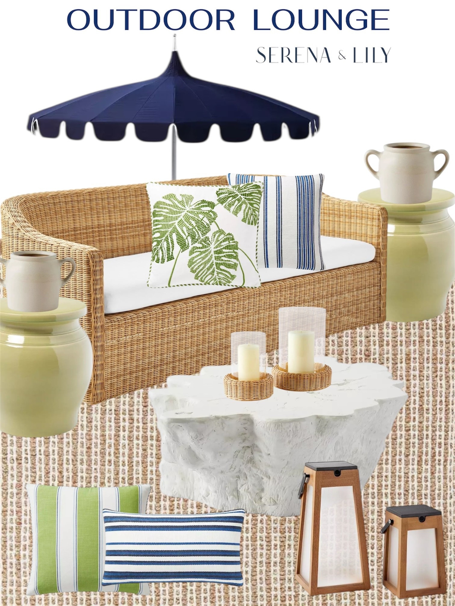 Serena & Lily outdoor lounge | Serena & Lily outdoor furniture | Patio furniture | Outdoor living 

#LTKHome #LTKSeasonal #LTKSaleAlert