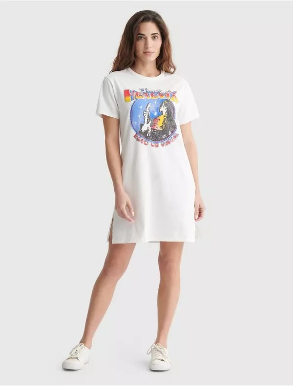 Hendrix Graphic Tee Dress | Lucky Brand | Lucky Brand