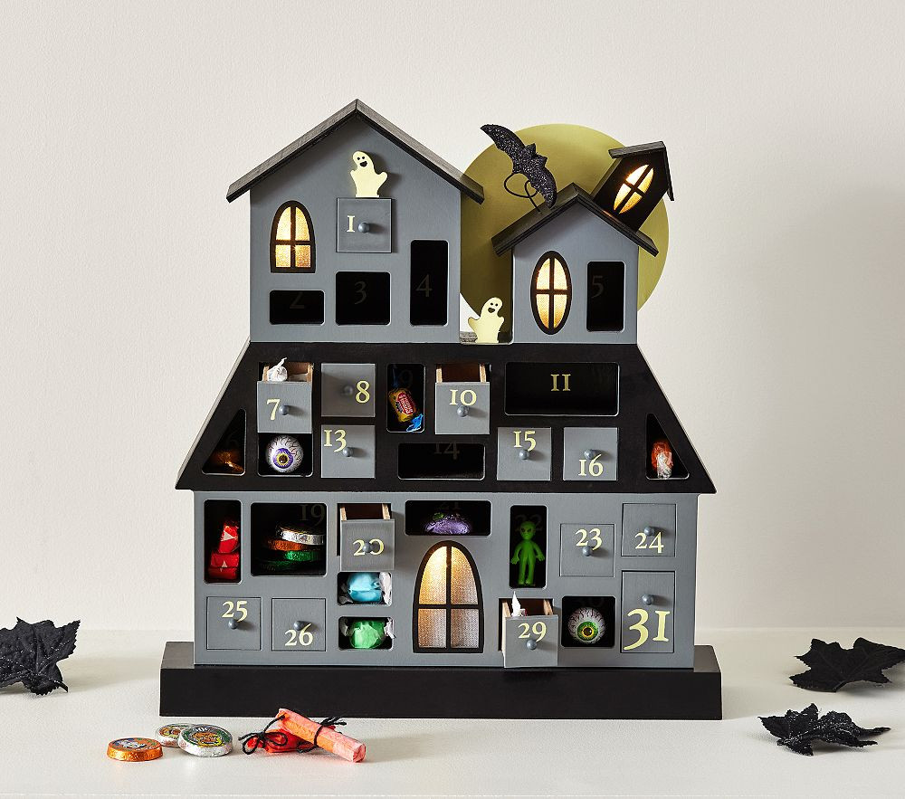 Haunted House Light-Up 3-D Advent Calender | Pottery Barn Kids