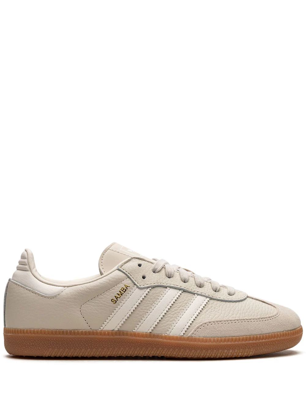 The DetailsadidasSamba OG "Beige/White" sneakersFirst released in 1950, adidas' Samba sneakers we... | Farfetch Global