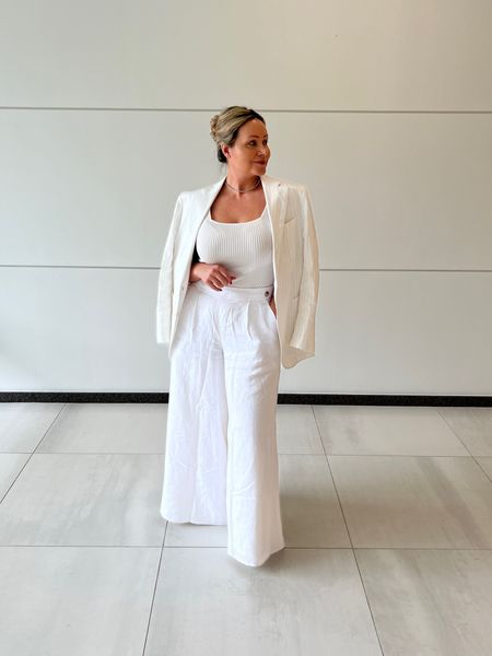 All white linen outfit: stylish, chic elevated look #MothersDay #SpringOutfit #SummerLook #Easter

#LTKSeasonal #LTKFind #LTKstyletip