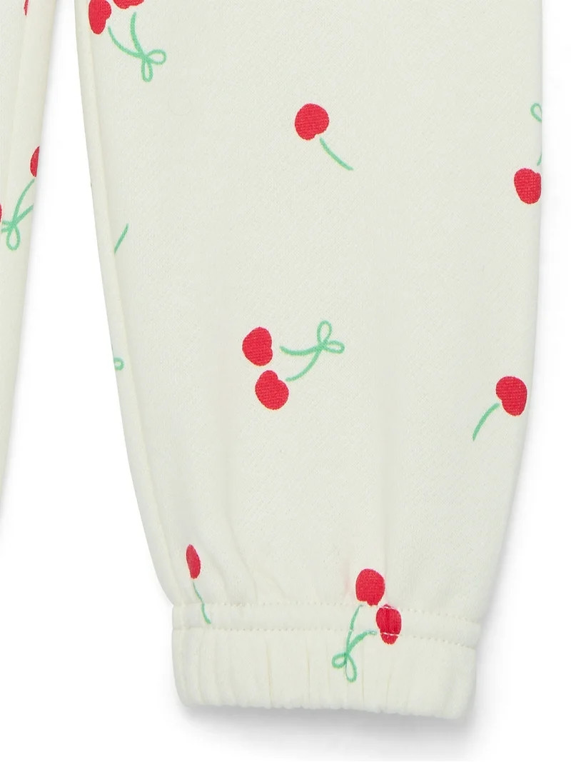 Wonder Nation Toddler Girls Fleece Jogger Pants, Sizes 2T-5T | Walmart (US)