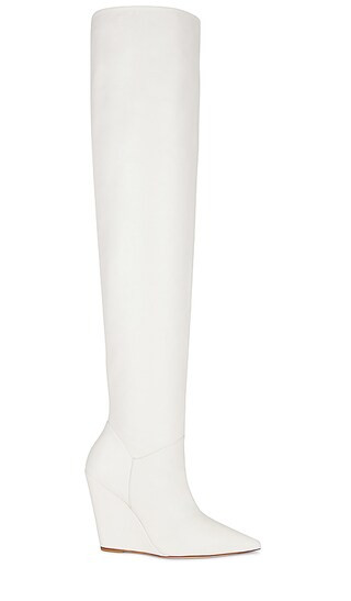 Saloon 100 Wedge Boot in Cream | Revolve Clothing (Global)