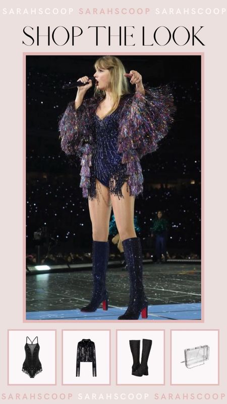 Need a fit for the era’s tour! Look no further! This sequins bodysuit and glittery boots is perfect! 

#LTKFind #LTKfit #LTKstyletip