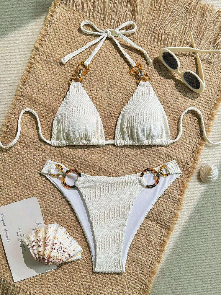 SHEIN WYWH Summer Outfits For Women,Swim Suits For Women,Bikini Set,Beach Outfits For Women,Vacat... | SHEIN