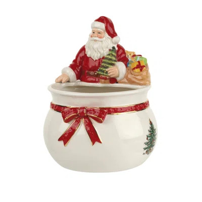 Spode Christmas Tree Santa Candy Bowl 7.75 | Wayfair North America