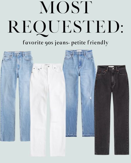 Petite friendly 99s straight jeans 

#LTKfindsunder50 #LTKfindsunder100 #LTKSeasonal