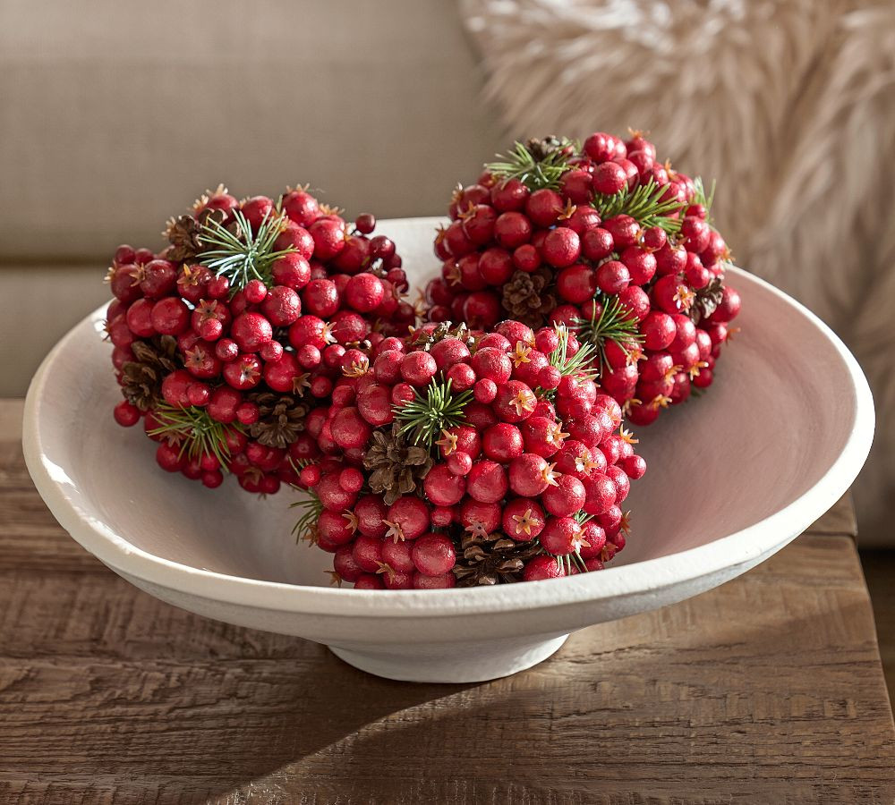 Berry & Pinecone Orbs | Pottery Barn (US)