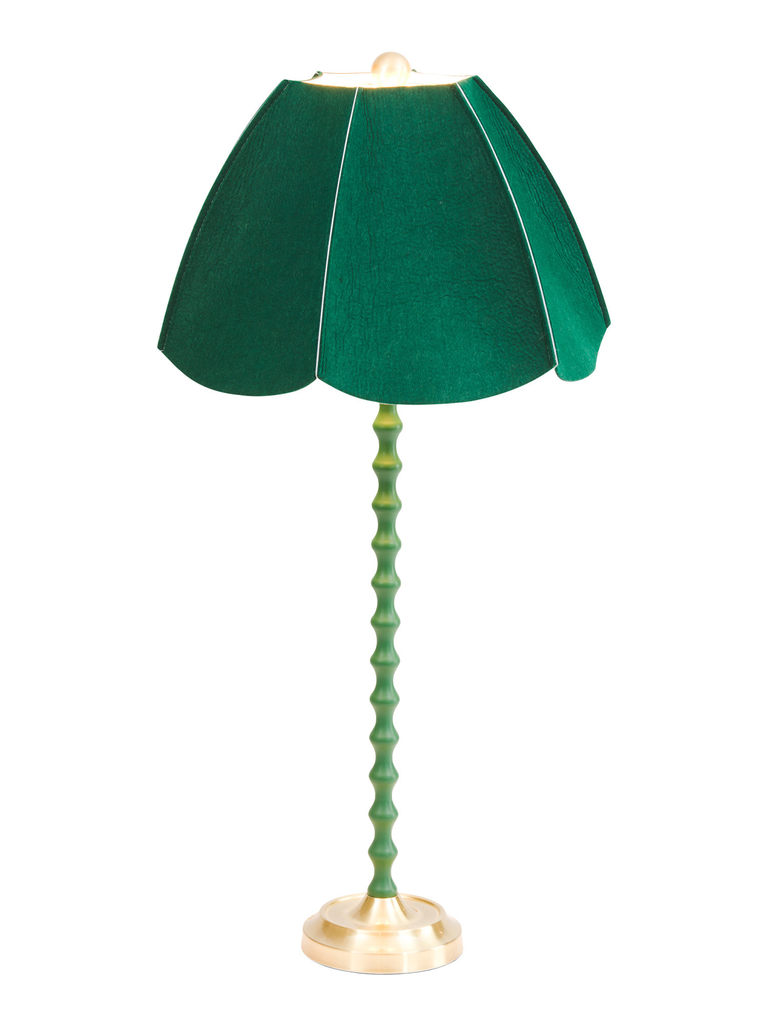 29.25in Enameled Metal Beaded Table Lamp | TJ Maxx