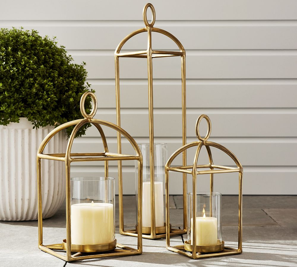 Fallon Forged-Iron Outdoor Lantern PinterestFacebookXCopy Link Email Print | Pottery Barn (US)